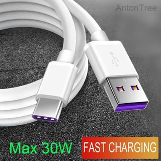 Vivo V21 V21e V21 5G Y50 Y30 Y30I Quick Super Fast Charging Cable USB Data Line Cable Max 30W Type C Charger Cable 1M