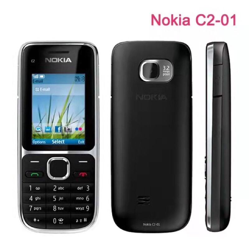 Nokia C2-01 (โนเกีย C2-01) มือถือปุ่มกด รองรับทุกค่ายซิม 4G ปุ่มกดไทย เมนูไทย แบตมหาอึด