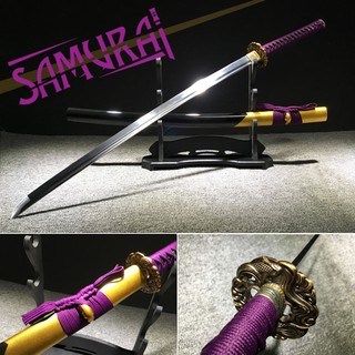 Japanese Samurai Sword Katana ดาบซามูไร คาตานะ นักรบ ญี่ปุ่น Japan 日本の武士の剣 มีดดาบ Ninja นินจา Handmade ใบดาบลับคมพิเศษ