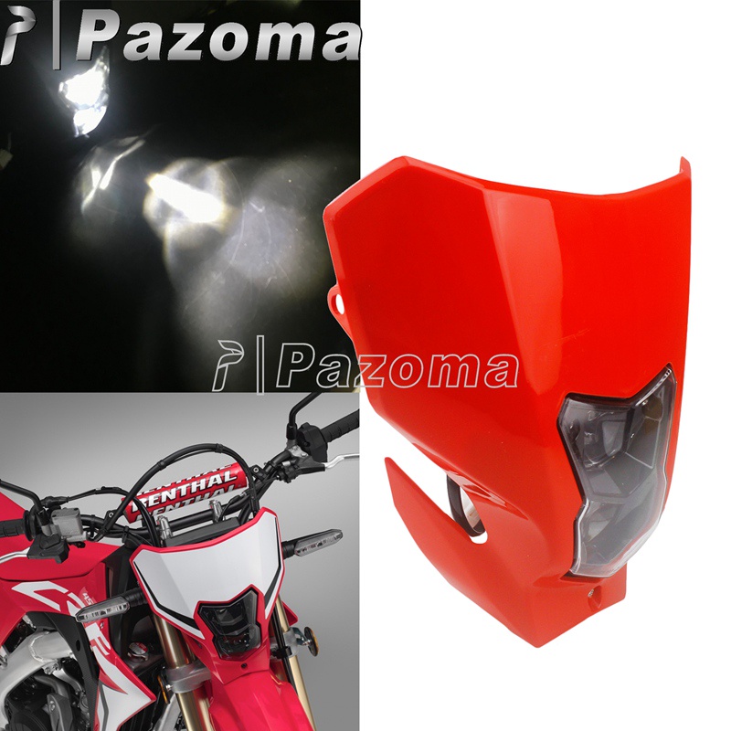 Pa 2020 Redmoto LED ไฟหน้า2019 Supermoto ENDURO Racing Honda CRF250L /Rx CRF450L Rx CRF300RX CRF400R