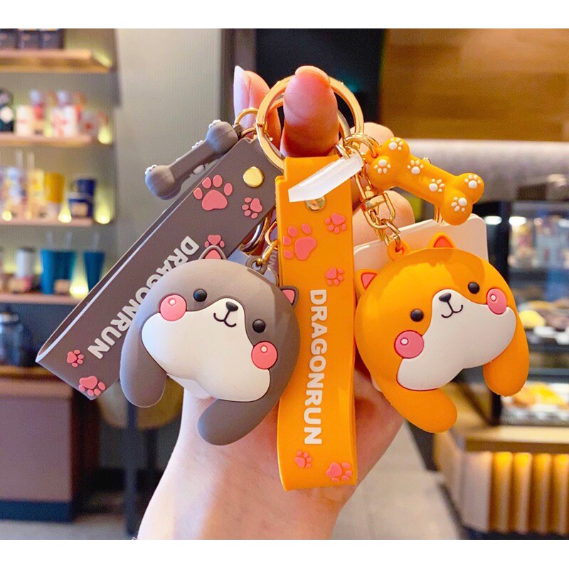 พวงกุญแจตูดหมา พวงกุญแจก้นสุนัข  SK045