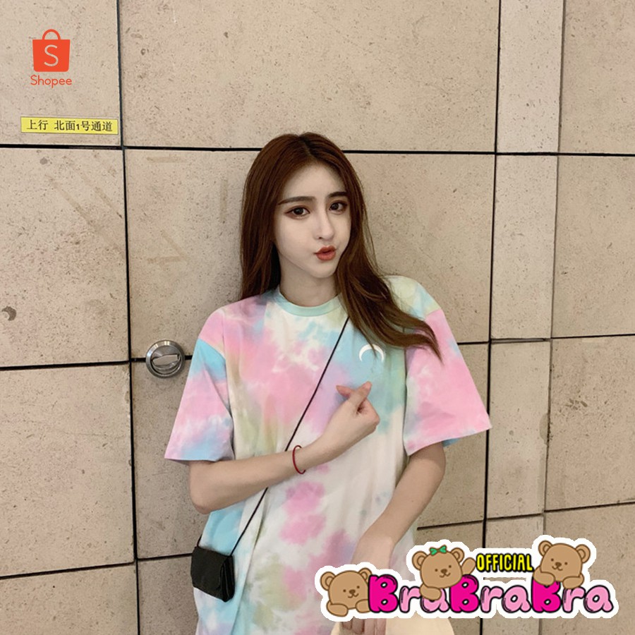 𝑩𝒓𝒂𝑩𝒓𝒂𝑩𝒓𝒂 #f-009 Unicorn tee เสื้อสายรุ้ง เสื้อยืด แฟชั่น สไตล์เกาหลี
