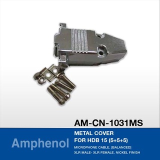 Amphenol AM-CN-1031MS Metal Cover for HDB 15 (5+5+5)