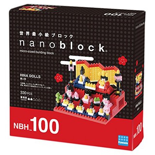 ของแท้จากญี่ปุ่น🧡 Kawada NBH_100 Nanoblock Hina Dolls ตัวต่อนาโนบล็อคตุ๊กตาฮินะ