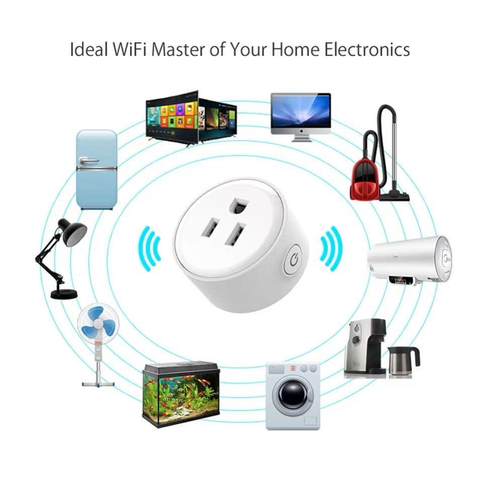 ❒⚡Wifi Smart Plug ปลั๊ก สั่งการผ่านแอพ สั่งการด้วยเสียง Tuya smart plug socket ใช้ Smart Life ดีกว่า