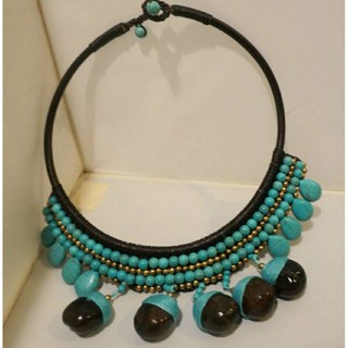 สร้อยสีฟ้า Blue Handmade Necklace หลายสไตล์