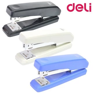 เครื่องเย็บ กระดาษ 25 แผ่น มีที่ถอนลวดในตัว Deli 0326 Half Strip Stapler ที่เย็บกระดาษ เครื่องเขียน
