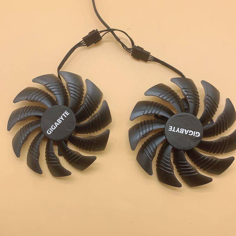 พัดลมการ์ดกราฟิก Gigabyte RX560 RX570 RX580 1050 1060 1070ti p106