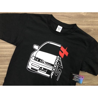 [S-5XL]เสื้อยืด ผ้าฝ้าย พิมพ์ลาย Honda Accord SV4 *ด้านหน้า สีดํา สําหรับผู้ชาย df31ew6W86892