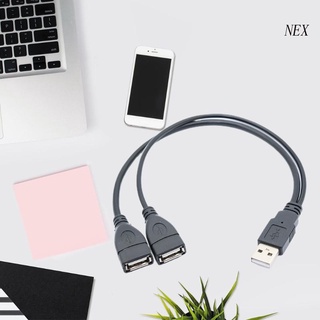 Nex สายเคเบิลเชื่อมต่อข้อมูล USB ตัว Y ตัวผู้ เป็นตัวเมีย อเนกประสงค์ สําหรับรถยนต์