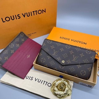 lv felicie pochette ขาว กับ monogram