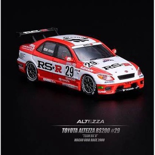 INNO64 1/64 : IN64-RS200-RSRMGP : Toyota Altezza #29 Team RS*R Macau GUIA Race 2000