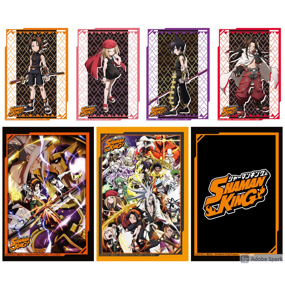Bushiroad Sleeve Collection Mini SHAMAN KING Yoh Asakura, Anna Kyoyama, Tao Ren, Hao - Vanguard, VG, ซองใส่การ์ด