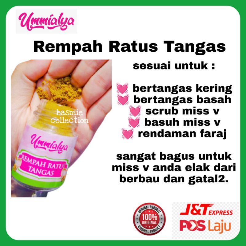 EXP 2024 UMMIALYA เครื่องเทศ Tangas ร้อย / ถังแห้ง