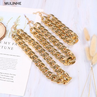 Mulinhe สร้อยคอโซ่ สีทอง ปรับได้ อุปกรณ์เสริม สําหรับสัตว์เลี้ยง สุนัข แมว 1 ชิ้น