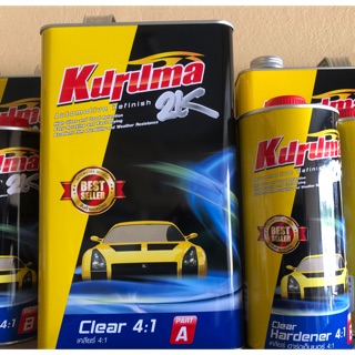 แลคเกอร์เงา KURUMA 2K 4:1 ชุดใหญ่ 3.2 ลิตร