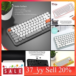 37_yy คีย์บอร์ดบลูทูธไร้สาย Ajazz 308i Bluetooth Keyboard American Broadcom 3.0 Bluetooth EN/TH แป้นพิมพ์ไร้สาย