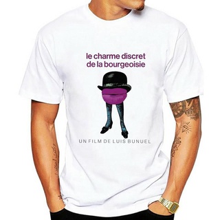 เสื้อยืดผ้าฝ้ายพิมพ์ลายแฟชั่น ใหม่ เสื้อยืดลําลอง แขนสั้น พิมพ์ลาย The Discreet Charm Of The Bourgeoisie Andalusian Film