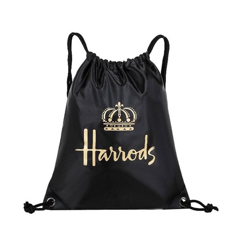 กระเป๋าเป้ HARRODS LONDON DRAWSTRING BAG วัสดุ Nylon+Polyester ดีไซน์ Unisex