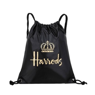 กระเป๋าเป้ HARRODS LONDON DRAWSTRING BAG วัสดุ Nylon+Polyester ดีไซน์ Unisex