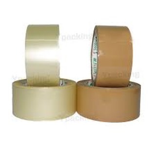 เทปกาว สีใส  สีน้ำตาล OPP Tape 2 x 45 หลา (ตั้งละ 6 ม้วน)