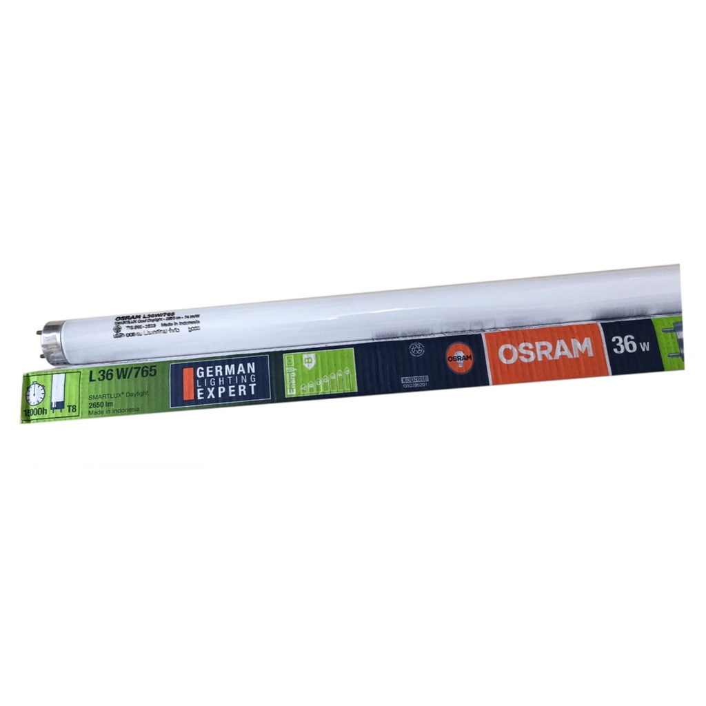 OSRAM หลอดฟลูออเรสเซนต์ 36วัตต์. L36W/765 หลอดไฟ นีออน แบบยาว ออสแรม ...