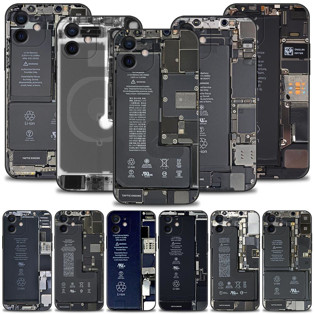 ภายในเมนบอร ์ ดแผงวงจรสําหรับApple iPhone 13 12 11 Pro Max 13 12 Mini XS Max XR X 7 8 Plus 6 6S SE 2020 ฝาครอบเปลือก