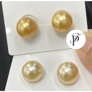 South sea Studs Earring Gold Color size 12 mm