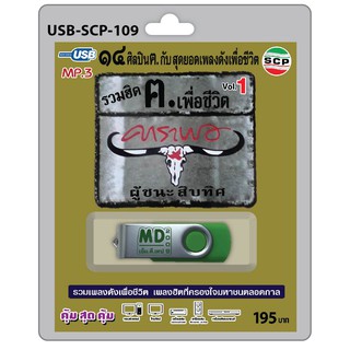 MP3 Flashdrive เสียง รวมฮิต ฅ.เพื่อชีวิต ชุด 1