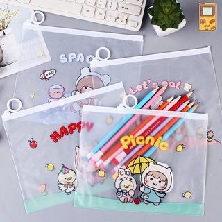 [คลังสินค้าใส] 【Palm Fun】แฟ้มใส่เอกสาร แฟ้ม a4 แฟ้มลายการ์ตูน แฟ้มน่ารักๆ A4แบบใส แฟ้มกันน้ำ