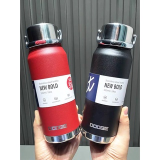 DODGE Stainless Steel ขวดนำ้สแตนเลส 316 ยกดื่มและหลอดดูด เก็บเย็น เก็บร้อน กระติกน้ำ