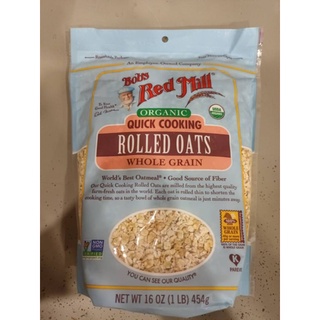 Bobs Red Mill Quick Cooking Rolled Oats เกล็ดข้าวโอ๊ต 454กรัม