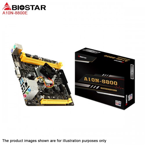 Biostar Quad Core เมนบอร์ดเล่นเกม AMD Carrizo-Based SoC Mini ATX - A10N-8800E