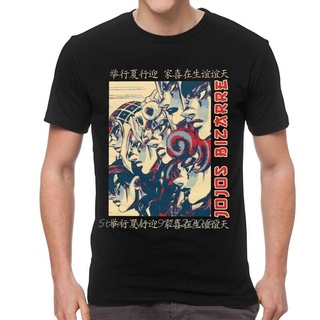 [S-5XL]เสื้อยืด ผ้าฝ้าย พิมพ์ลายอนิเมะ Jojos Bizarre Adventure สไตล์ญี่ปุ่น สตรีท สําหรับผู้ชาย