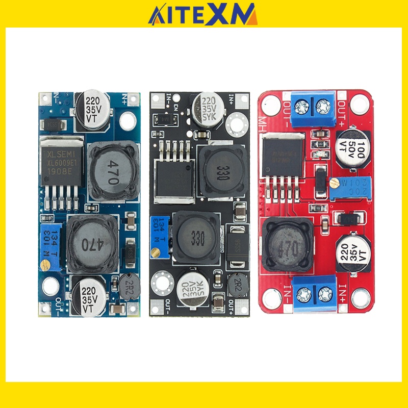 Xl6009 Xl6019 (Xl6009 อัพเกรด) โมดูลพาวเวอร์ซัพพลายแปลง Dc-Dc 20W 5-32V To 1.3-35