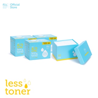 Rii 52 Less Toner Cotton Pads 140 Pcs.x 3 + Less Toner Limited x 1