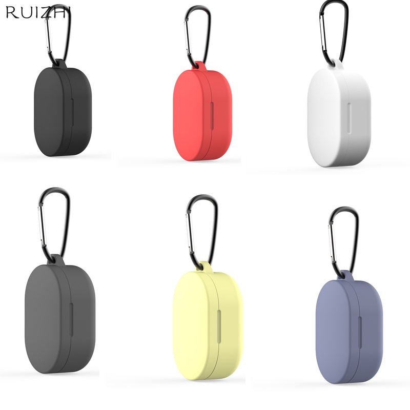 เคสหูฟังซิลิโคน สําหรับ Xiaomi Redmi AirDots 2 Earbuds Case Cover Pouch Mi true wireless Earbuds Basic 2 Shell