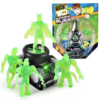 ⁉️ส่งเร็ว⁉️ Ben10 ของเล่นเบนเทน นาฬิกาแปลงร่าง +โมเดล4ตัว