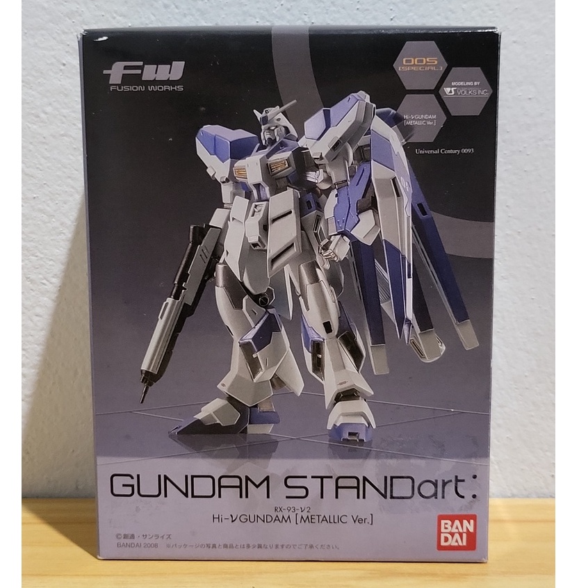 Bandai Candy Toy FW GUNDAM STANDart Hi-nu Gundam (Metallic Ver). - โมเดล กันดั้ม กันพลา