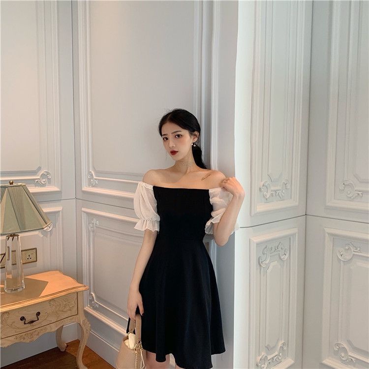 *ส่งจากไทย*เดรส ฮาดะ แขนตุ๊กตา แขนชีฟอง กระโปรงบานพริ้ว สวยมาก แฟชั่นเกาหลี สวยเก๋ ผ้านิ่ม ใส่สบาย รหัสสินค้า 14076
