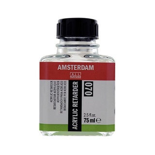 (KTS)น้ำยาหน่วงสี AMSTERDAM ACEYLIC RETARDER 070 ขนาด 75ml. น้ำยาแห้งช้า สีอะคริลิค