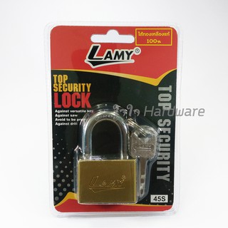 กุญแจ Lamy 45S คอสั้น ขนาด 45 มม. ระบบล็อคลูกปืน ป้องกันกุญแจผี แม่กุญแจ กุญแจล็อคบ้าน กุญแจล็อคประตู B51-04