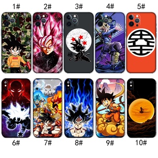 เคสโทรศัพท์มือถือ แบบใส ลาย Dragon Ball Goku Z สําหรับ iPhone X XS 12 Pro Max EG38