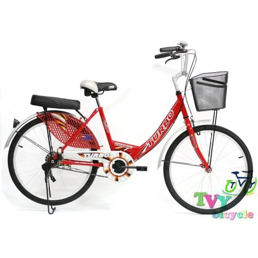 Turbo Bicycle จักรยาน รุ่น 24" COSMIC (สีแดง)