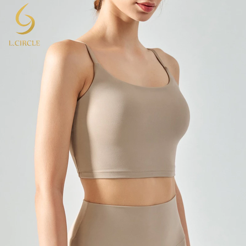 L.CIRCLEWomen บราโยคะสปอร์ตหลัง U ขนาดใหญ่น้ําหนักเบา thumbnail 4