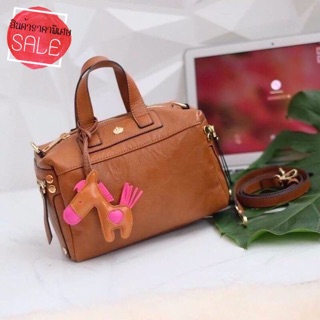 กระเป๋าทรงหมอน  KEEP  leather Pillow bag  with zip