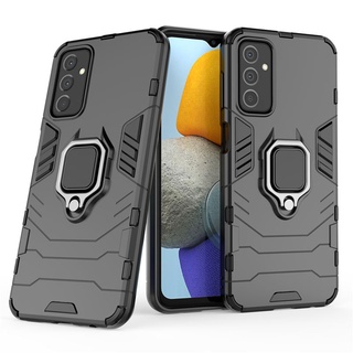 เคส Samsung Galxaxy M23 5G ฮาร์ดเคสกันกระแทกเคสโทรศัพท์ Hybrid Armor Shockproof Ring Case Samsung M23 5G Cover Stand