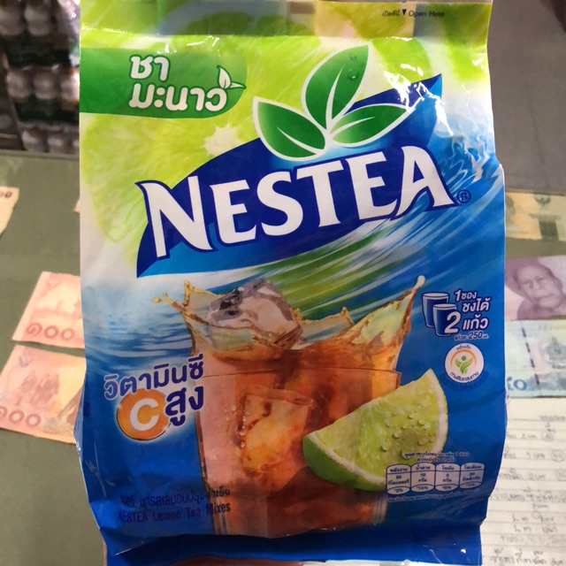 ชามะนาว nestea (แพ็ค 18 ซอง)