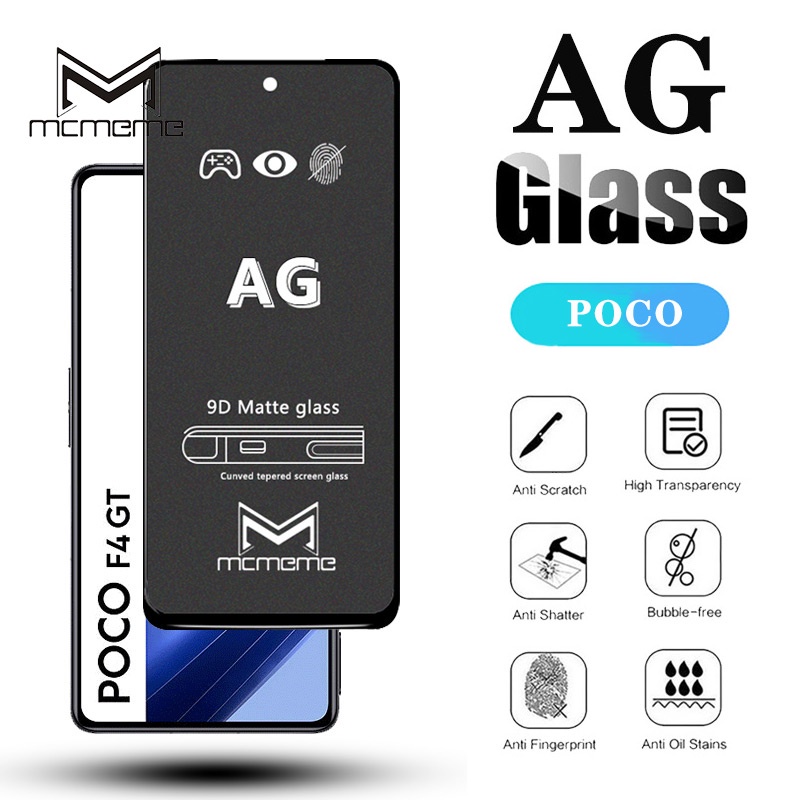 กระจกนิรภัยกันรอยหน้าจอ เนื้อแมตต์ สําหรับ Xiaomi POCO X8 C85 F8 M8s F7 X7 C75 C65 F5 F6 X6 X5 M6 M5