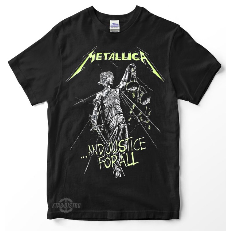 METALLICA 5 AND JUSTICE FOR ALL เสื้อยืด / เสื้อยืดวง Metallica พรีเมี่ยม